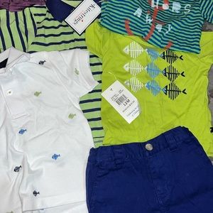 Kitestrings NWT 12 month boy lot 💙🐢